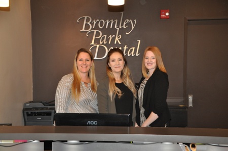 front desk team at Bromley Park Dental