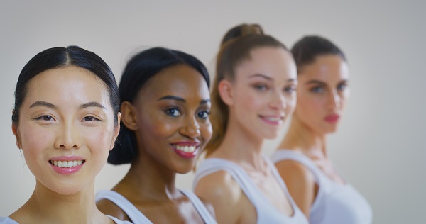Profiles of diverse group of four women