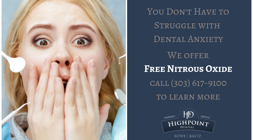 Free Nitrous Oxide in Aurora, Colorado CTA | Highpoint Dental Care