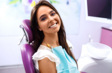 Young Adult smiling in the dental chair