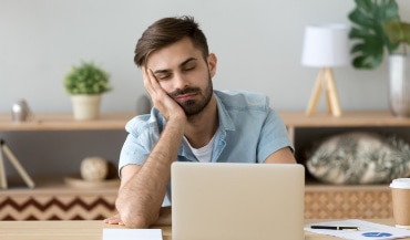 Couple arguing over snoring