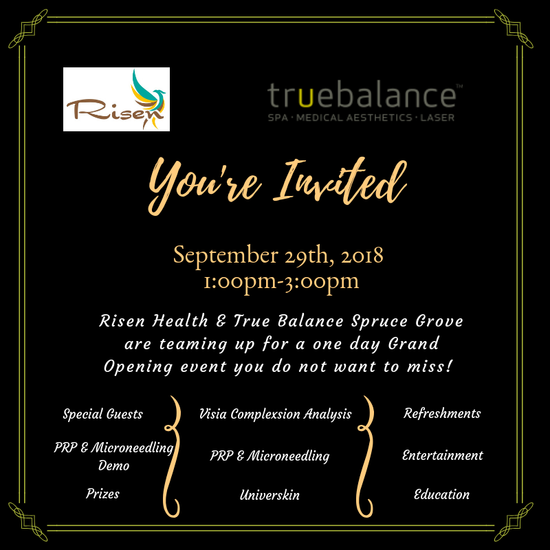 Open house at our Spruce Grove Location. September 29th from 1-3pm