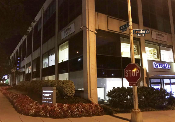 PDWDC Office Exterior at Night