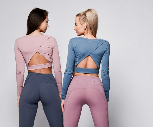 Two young women with healthy-looking butts